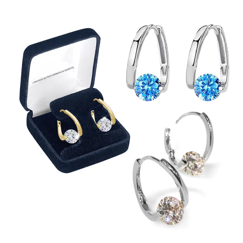(🔥LAST DAY SALE-66% OFF) CZTICLE®Lymphvity MagneTherapy Germanium Earrings