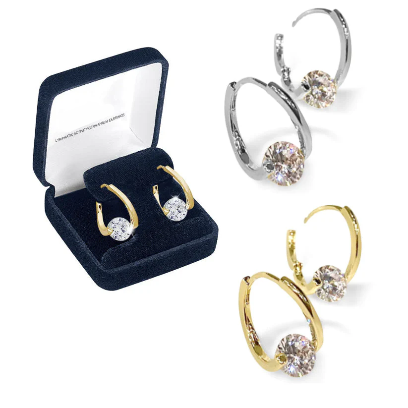 (🔥LAST DAY SALE-66% OFF) CZTICLE®Lymphvity MagneTherapy Germanium Earrings