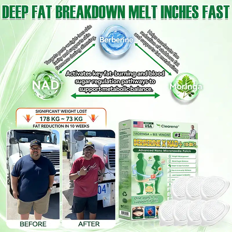 🇺🇸 𝐎𝐟𝐟𝐢𝐜𝐢𝐚𝐥 𝐔𝐒 𝐒𝐭𝐨𝐫𝐞 | 🧑‍⚕️🩺 𝘾𝙡𝙚𝙖𝙧𝙚𝙣𝙖® Moringa · Berberine × NAD+ 10-𝐢𝐧-𝟏 𝐀𝐝𝐯𝐚𝐧𝐜𝐞𝐝 𝐍𝐚𝐧𝐨 𝐌𝐢𝐜𝐫𝐨𝐧𝐞𝐞𝐝𝐥𝐞 𝐏𝐚𝐭𝐜𝐡 — 𝐎𝐧𝐜𝐞 𝐃𝐚𝐢𝐥𝐲, 𝐕𝐢𝐬𝐢𝐛𝐥𝐞 𝐑𝐞𝐬𝐮𝐥𝐭𝐬 𝐢𝐧 𝟕 𝐃𝐚𝐲𝐬