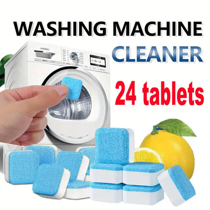 Washing machine cleaning tablets, descaling agent, suitable for automatic and semi-automatic washing machines, household/commercial use Household Cleaners Home Goods