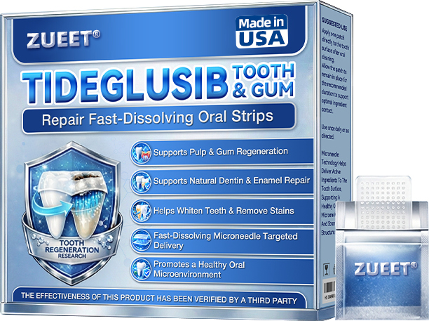 【𝐎𝐟𝐟𝐢𝐜𝐢𝐚𝐥 𝐔𝐒 𝐒𝐭𝐨𝐫𝐞  】ZUEET® 🦷 Tideglusib Fast‑Dissolving Tooth & Gum Repair Oral Strips ✨ (Supports tooth repair and helps relieve gum discomfort and other common oral concerns)