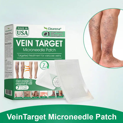 🦵🦵🦵𝘾𝙡𝙚𝙖𝙧𝙚𝙣𝙖® VeinTarget Microneedle Patch —— Once Daily, Visible Results in 7 Days