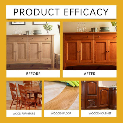 【Official Home Care】✨ WoodGlow Pro · 3-in-1 Natural Beeswax Revitalizer · Instant Scratch Repair & Anti-Dust Shield for All Wood Surfaces — Non-Greasy Botanical Formula, Long-Lasting Shine & Protection in Seconds!