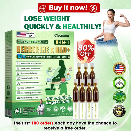 🇺🇸𝐎𝐟𝐟𝐢𝐜𝐢𝐚𝐥 𝐔𝐒 𝐒𝐭𝐨𝐫𝐞   | 🧑‍⚕️ 𝐂𝐥𝐞𝐚𝐫𝐞𝐧𝐚® Moringa · Bee Venom · Berberine × NAD+ Eight-in-one 10× Ultra-Concentrated Herbal Essence Foot Soak — 𝐎𝐧𝐜𝐞 𝐃𝐚𝐢𝐥𝐲, 𝐕𝐢𝐬𝐢𝐛𝐥𝐞 𝐑𝐞𝐬𝐮𝐥𝐭𝐬 𝐢𝐧 𝟕 𝐃𝐚𝐲𝐬