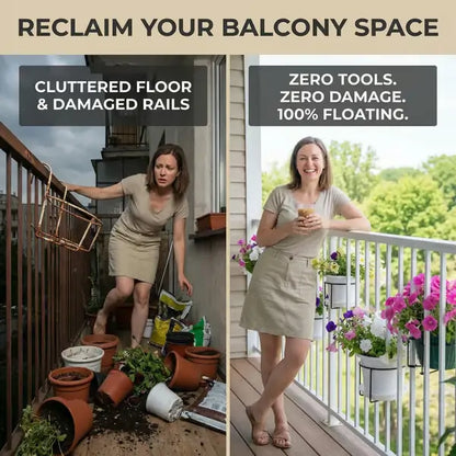 Hanging Flower Pots for Home Kitchens are Commonly Used On Balconies with Iron Hollow Hanging Leaves to Decorate The Stable Garden Green Well Hanging Flower Baskets (Champagne)