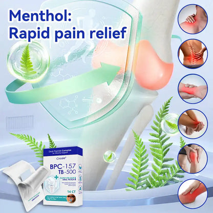 𝒞𝓇𝑜𝒶𝒾𝑒® BPC-157 + TB-500 Rapid-Release Oral Patch 🦴 Fast-Acting Pain Relief for Arthritis. Nerves & Sports Injuries