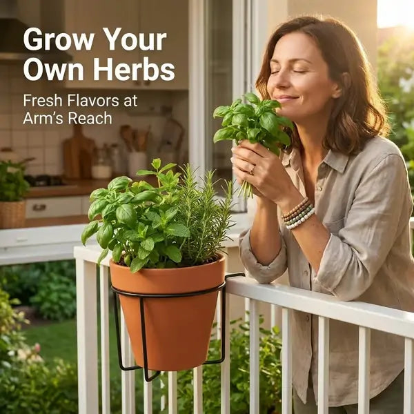 Hanging Flower Pots for Home Kitchens are Commonly Used On Balconies with Iron Hollow Hanging Leaves to Decorate The Stable Garden Green Well Hanging Flower Baskets (Champagne)