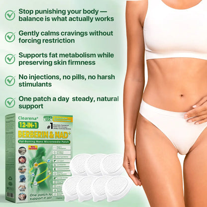 Official Store | ☀️☀️Lyyeto® Moringa Berberine + NAD+ 10-in-1 Nano Microneedle Patch(Just once a day, visible changes in 7 days)
