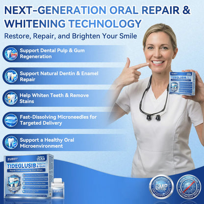 【𝐎𝐟𝐟𝐢𝐜𝐢𝐚𝐥 𝐔𝐒 𝐒𝐭𝐨𝐫𝐞  】ZUEET® 🦷 Tideglusib Fast‑Dissolving Tooth & Gum Repair Oral Strips ✨ (Supports tooth repair and helps relieve gum discomfort and other common oral concerns)
