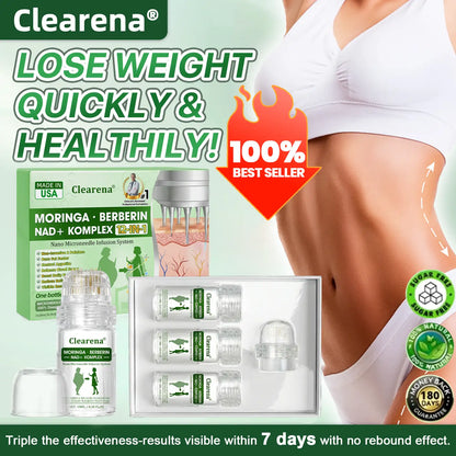 Official Store | ✔️ 𝐂𝐥𝐞𝐚𝐫𝐞𝐧𝐚® Nano Microneedle Infusion System🔬 – Moringa · Berberine + NAD+ 12-in-1 Metabolic Complex (300% Deeper Absorption, Once Daily, Visible Changes in 7 Days)