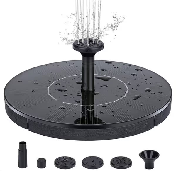 【Official Garden Store】☀️⛲ SolarFlow Eco-Smart · 6-in-1 Solar Fountain Pump · Floating Pool Fountain for Garden, Patio & Pool Parties — No Wiring, Just Sunlight, Starts in Seconds!